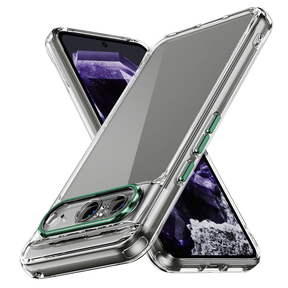 YSM For Google Pixel 8 Phone Case Metal+Acrylic+TPU Precise Lens Cutout Mobile Phone Cover - Black YSM For Google Pixel 8 Phone Case Metal+Acrylic+TPU Precise Lens Cutout Mobile Phone Cover - Black